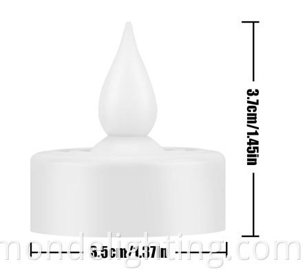 Moving Wick Flameless Led Tea Light Candles